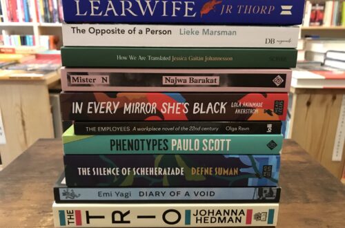 Stack of New Fiction Titles